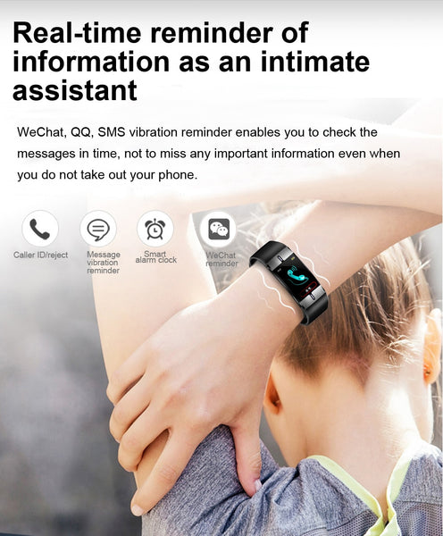 New Heart Rate Fitness Tracker Weather Forecast Sport Digital Wristband Smartwatch For iPhone Samsung Xiaomi