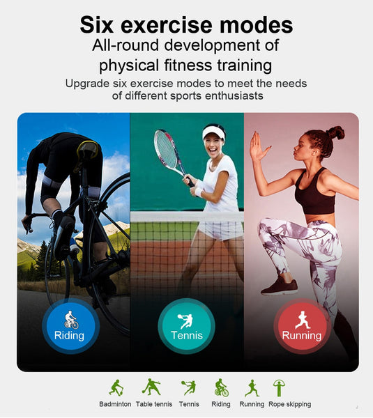 New Heart Rate Fitness Tracker Weather Forecast Sport Digital Wristband Smartwatch For iPhone Samsung Xiaomi