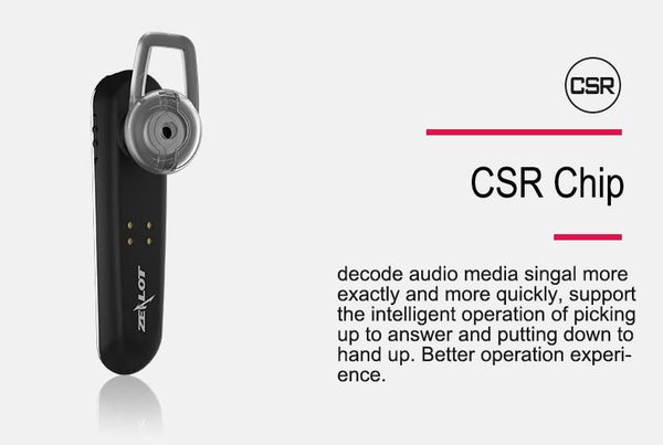 New Deluxe Handsfree Wireless Stereo Bluetooth 4.1 Traveler Earphone Headset With Mic
