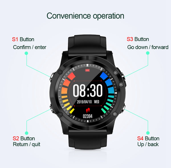 New Waterproof Heart Rate Fitness Tracker Long Standby Digital Wrist Smartwatch For iPhone Samsung Xiaomi