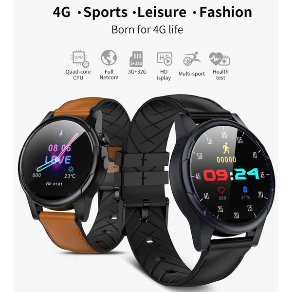 New 4G LTE Android 7.1 GPS Smartwatch Heart Rate Monitor Wrist Digital Smart Watch For iPhone Samsung Xiaomi