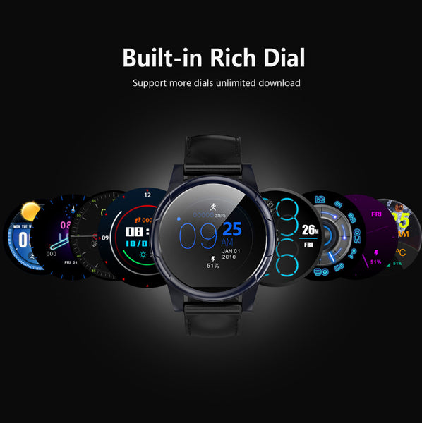 New 4G LTE Android 7.1 GPS Smartwatch Heart Rate Monitor Wrist Digital Smart Watch For iPhone Samsung Xiaomi