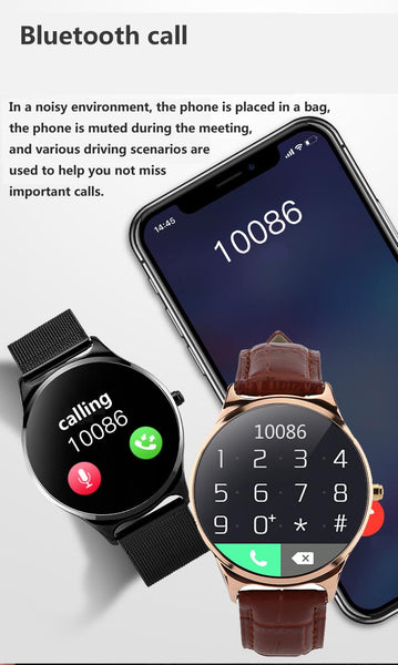 New Full Touch Screen Bluetooth Heart Rate Monitor Fitness Tracker Music Smartwatch For iPhone Samsung Xiaomi