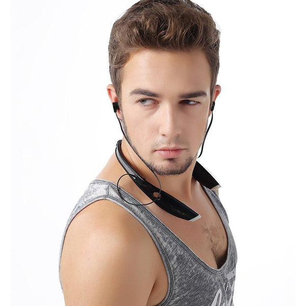 New Portable Sport Wireless Bluetooth Stereo Neckband Headset With Microphone