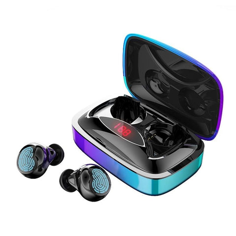 New TWS Bluetooth 5.0 Earphones Smart Touch Wireless Earphone 6D Stereo Headset