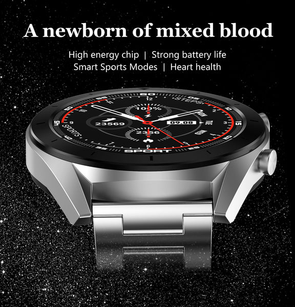 New IP68 Waterproof Round HD Screen Fitness Tracker Digital Wrist Smartwatch For iPhone Samsung Xiaomi