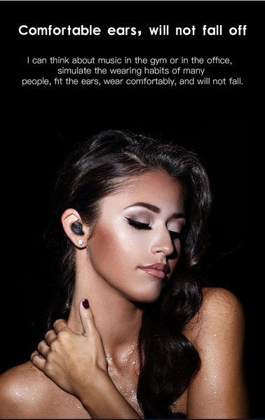 New Bluetooth Wireless 3D Stereo Earphones Headset With Charge Box Microphone For Samsung Xiaomi iPhones