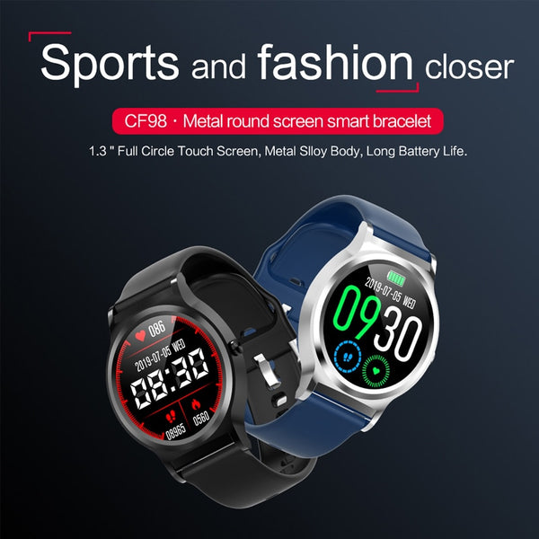 New 1.3'' Full Touch Screen IP67 Waterproof Weather Forecast Digital Wrist Smartwatch