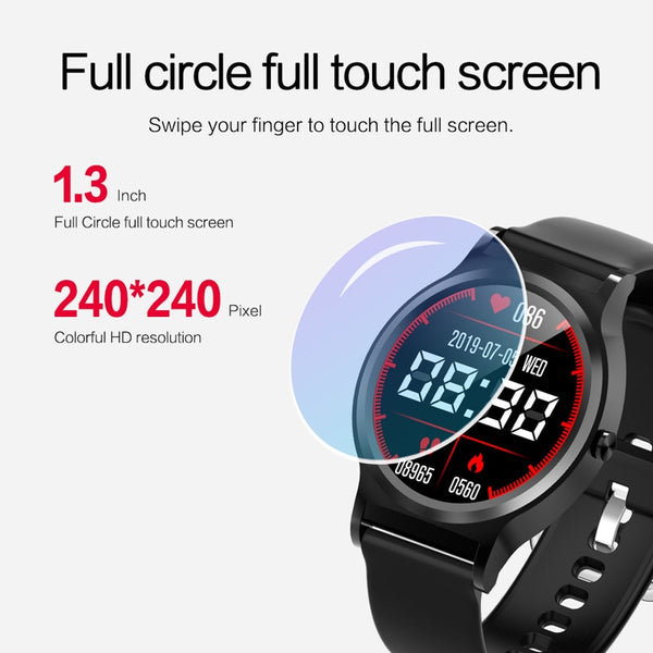 New 1.3'' Full Touch Screen IP67 Waterproof Weather Forecast Digital Wrist Smartwatch