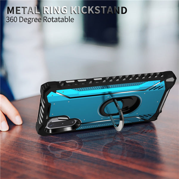 New Rugged Shockproof Ring Holder Phone Case Cover Bumper For Samsung Galaxy S20 S10 Series