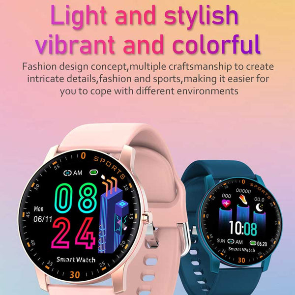 New Full Touch Screen Heart Rate Fitness Tracker  Waterproof Sport Smart Watch
