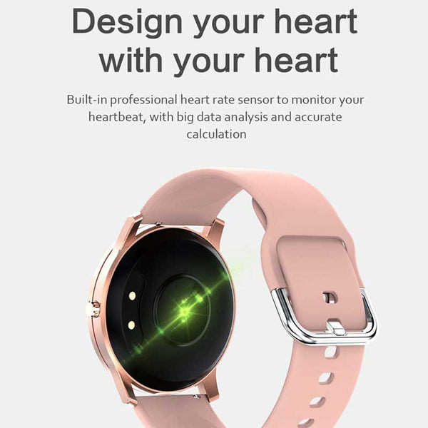 New Full Touch Screen Heart Rate Fitness Tracker  Waterproof Sport Smart Watch