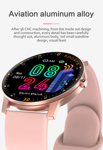 New Full Touch Screen Heart Rate Fitness Tracker  Waterproof Sport Smart Watch