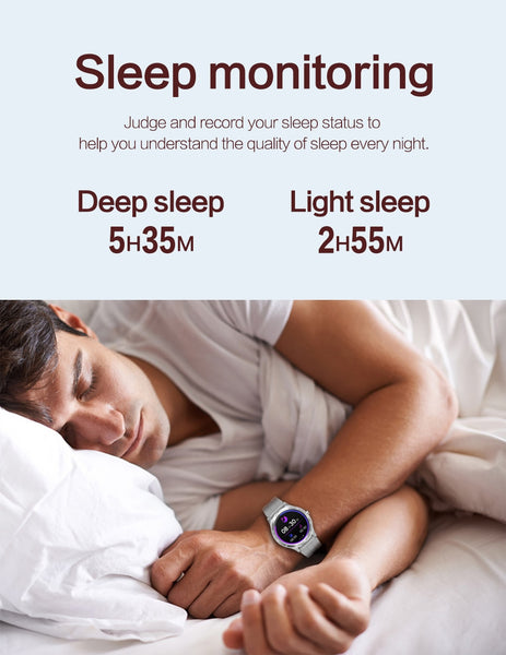 New Women's Smart Watch Fitness Tracker Heart Rate Monitor Full Touch Screen Sport Pedometer