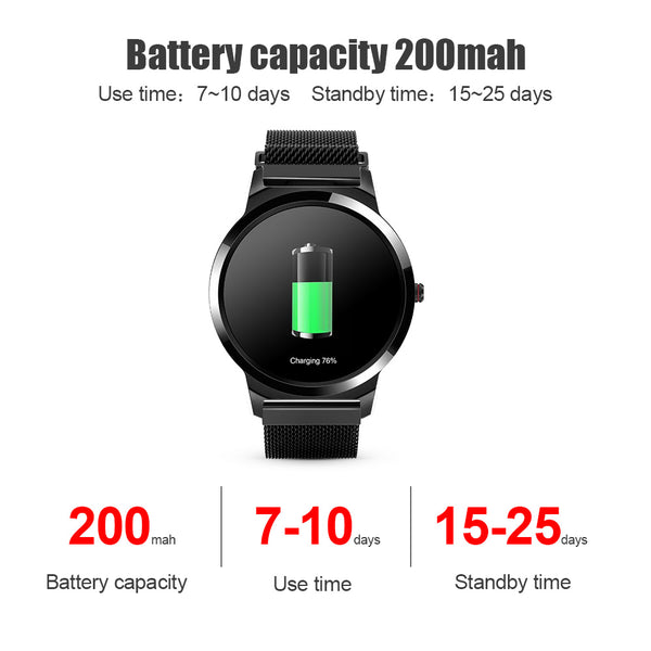 New Fitness Heart Rate Tracker Detection Water-Resistant Digital Wrist Smartwatch For iPhone Android Samsung