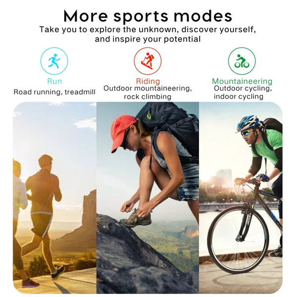 New Heart Rate Waterproof Fitness Tracker Smart Bracelet Watch For iPhone Android Xiaomi