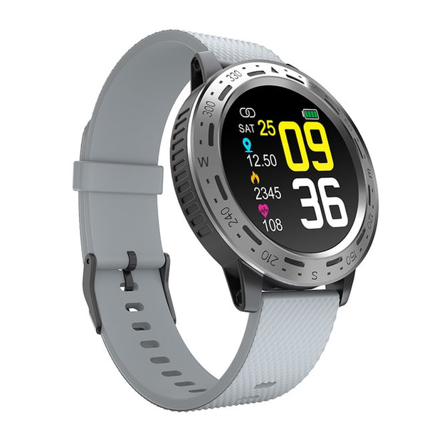 New IP67 Waterproof 1.3'' Full Touch Screen Heart Rate Fitness Tracker Sport Smartwatch