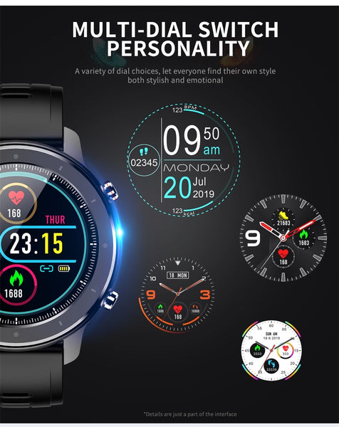New IP68 Waterproof Sport Smart Watch Touch Screen Smart Bracelet Fitness Tracker Smartwatch
