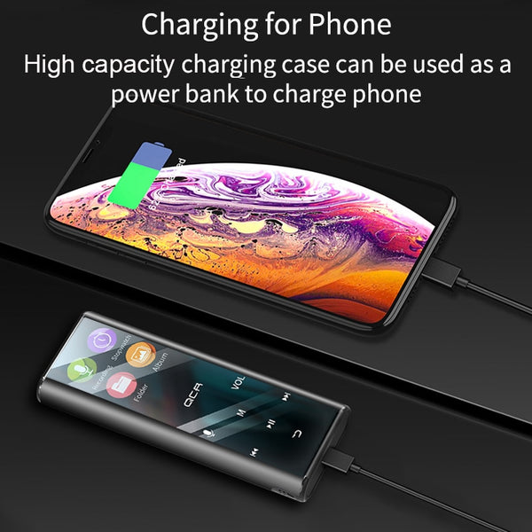 New Multifunctional MP3 Player Earphone Wireless Bluetooth IPX7 Waterpoor 9D Earbuds With 6000mAh Power Bank