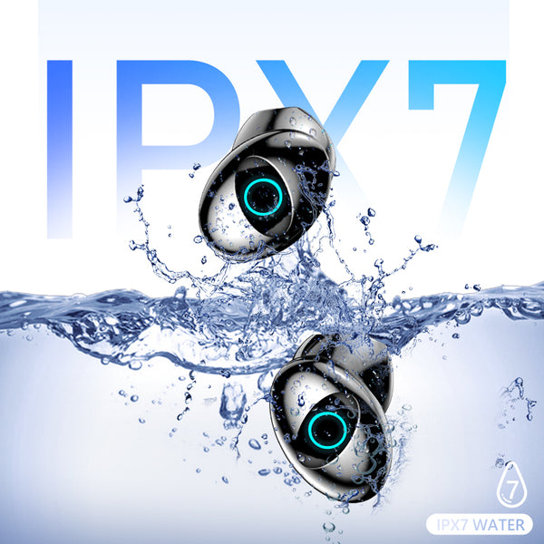 New Multifunctional MP3 Player Earphone Wireless Bluetooth IPX7 Waterpoor 9D Earbuds With 6000mAh Power Bank