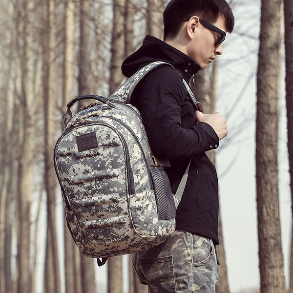 New Tactical Muti-Functional External USB Charging Computer Laptop Bags Outdoor Backpack