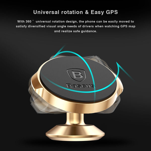 New Heavy Duty 360 Degree Universal Magnetic Car Mount Phone Holder for Mobile Phones