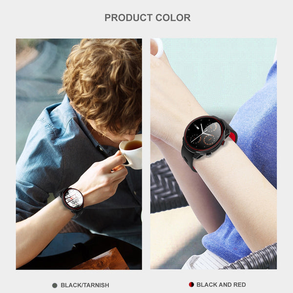 New Full Round Screen IP68 Waterproof Band Fitness Tracker Heart Rate Monitor Smartwatch