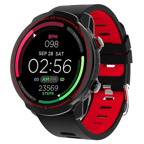 New Full Round Screen IP68 Waterproof Band Fitness Tracker Heart Rate Monitor Smartwatch