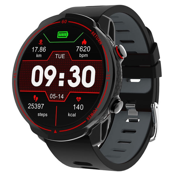 New Full Round Screen IP68 Waterproof Band Fitness Tracker Heart Rate Monitor Smartwatch