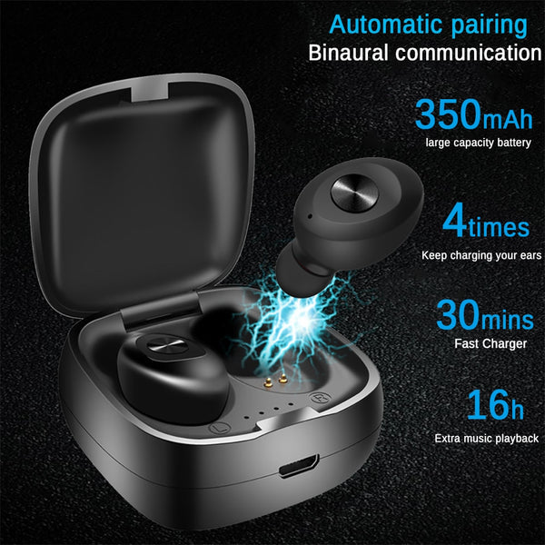New Wireless HIFI Stereo Sport Earphones Handsfree Gaming Headset Wth Mic For iPhone Android Samsung