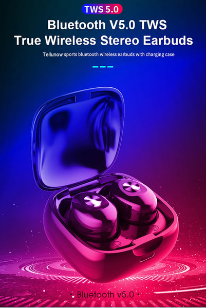New Wireless HIFI Stereo Sport Earphones Handsfree Gaming Headset Wth Mic For iPhone Android Samsung
