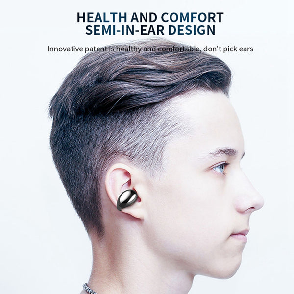 New Bone Conduction Bluetooth Wireless Earphone Headset With Charging Box