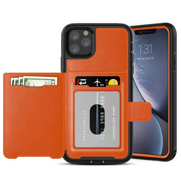 New Luxury Magnetic Flip Wallet Credit Card Holder Case Bumper Cover For iPhone 11 Pro XS Max Series