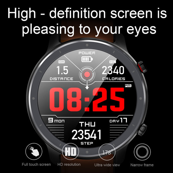 New IP68 Waterproof  Full Touch Fitness Tracker Sport Smartwatch For iPhone Androids Samsung
