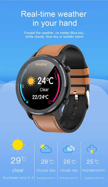 New IP68 Waterproof  Full Touch Fitness Tracker Sport Smartwatch For iPhone Androids Samsung