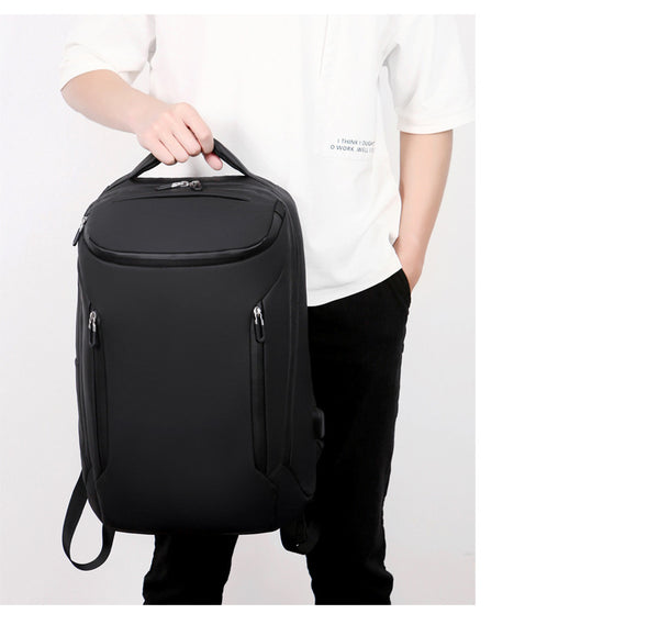 New Large Capacity 17'' Laptop Sleeve USB Charger Smart Backpack