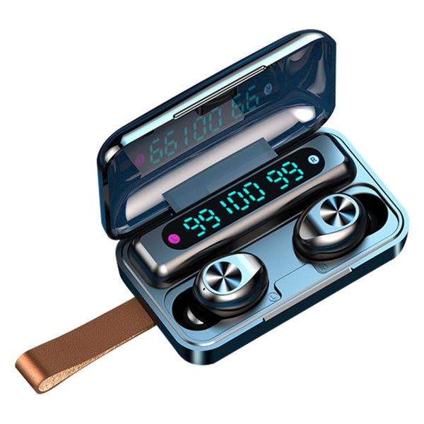 New Bluetooth 5.0 Wireless LED Display Earbuds Headset For iPhone Androids