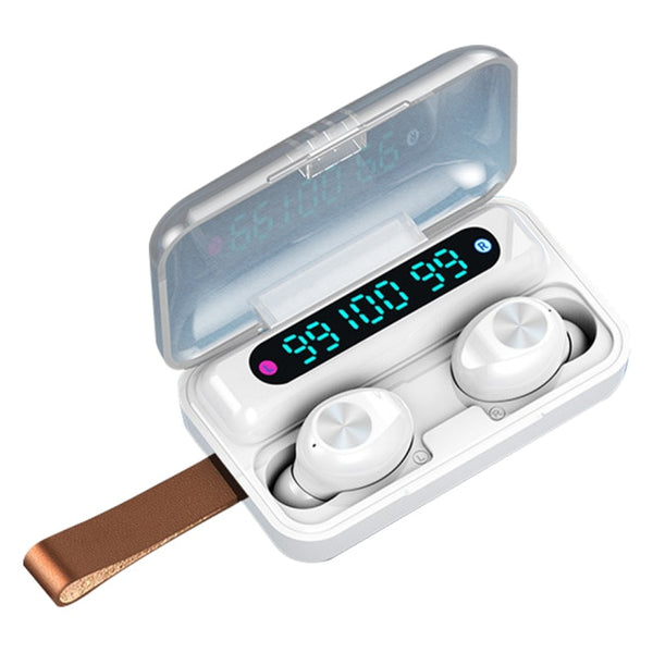 New Bluetooth 5.0 Wireless LED Display Earbuds Headset For iPhone Androids