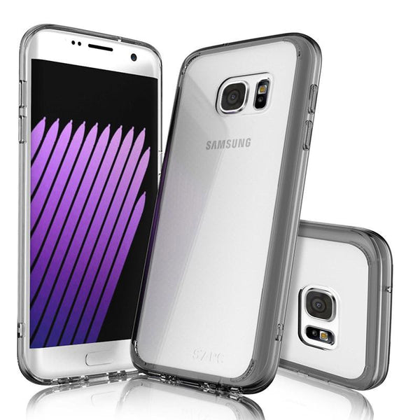 Slim Fusion For Samsung Galaxy S7 Case Clear Silicone Transparent Hard Back Cover For Samsung Galaxy S7 Edge Case Cover Artisome.