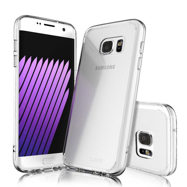 Slim Fusion For Samsung Galaxy S7 Case Clear Silicone Transparent Hard Back Cover For Samsung Galaxy S7 Edge Case Cover Artisome.