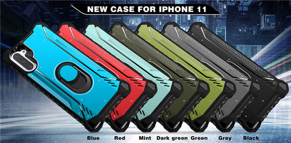 New Rugged Shockproof Ring Holder Phone Case Cover Bumper For Samsung Galaxy S20 S10 Series