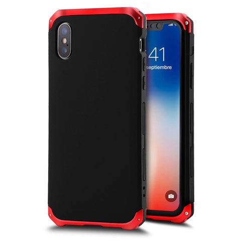 New Shock-Resistant Aluminum Metal Bumper Protective Case For iPhone 16 15 14 13 12 11 Pro Max Series