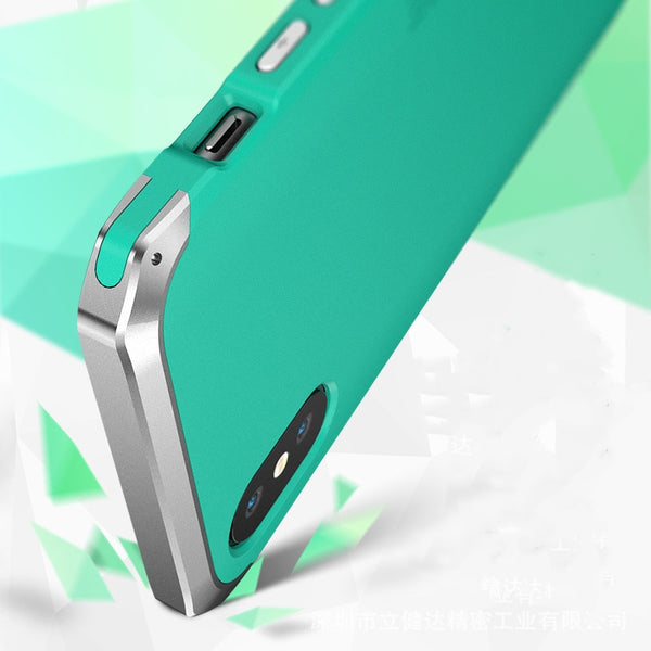 New Shock-Resistant Aluminum Metal Bumper Protective Case For iPhone 16 15 14 13 12 11 Pro Max Series