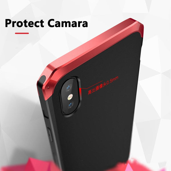New Shock-Resistant Aluminum Metal Bumper Protective Case For iPhone 16 15 14 13 12 11 Pro Max Series