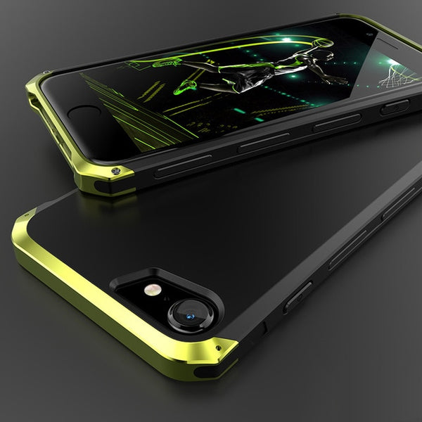 New Shock-Resistant Aluminum Metal Bumper Protective Case For iPhone 16 15 14 13 12 11 Pro Max Series