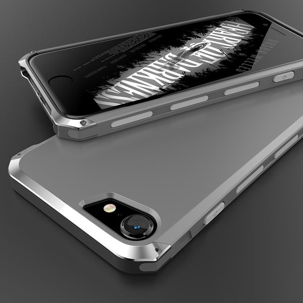New Shock-Resistant Aluminum Metal Bumper Protective Case For iPhone 16 15 14 13 12 11 Pro Max Series