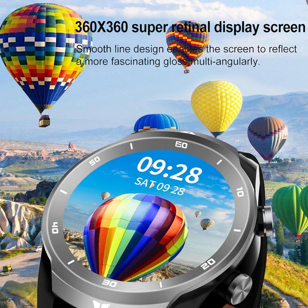New 360 Pixels Business Sports Fitness Tracker Smart Watch With Bluetooth Call & Music Function