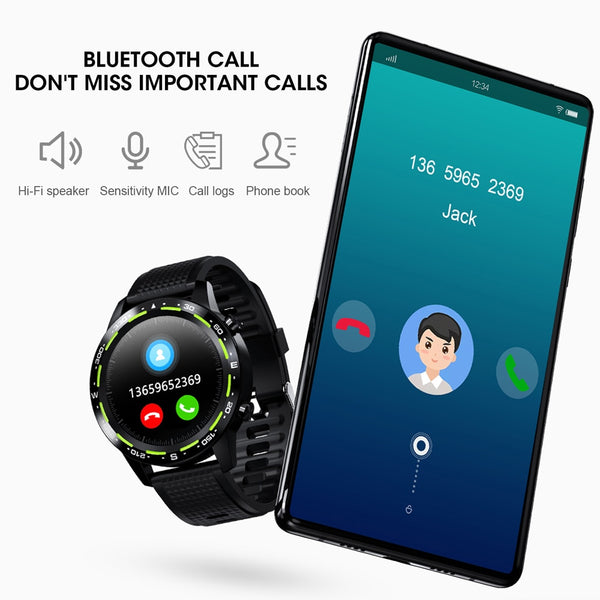 New Heart Rate Fitness Tracker Multi-Sport Blood Pressure IP68 Waterproof Smartwatch