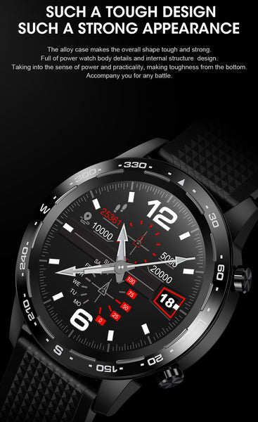 New Heart Rate Fitness Tracker Multi-Sport Blood Pressure IP68 Waterproof Smartwatch