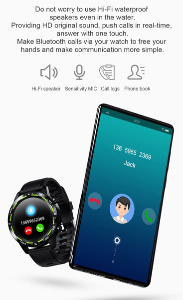 New Heart Rate Fitness Tracker Multi-Sport Blood Pressure IP68 Waterproof Smartwatch